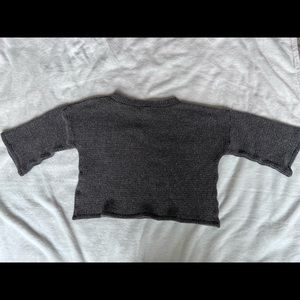 THML Cropped Knit Sweater